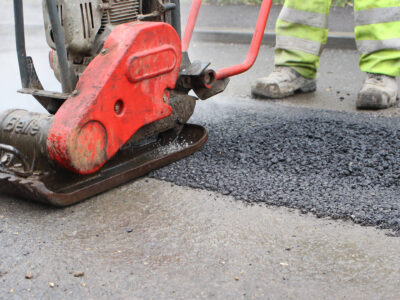 Fast pothole repairs in UK