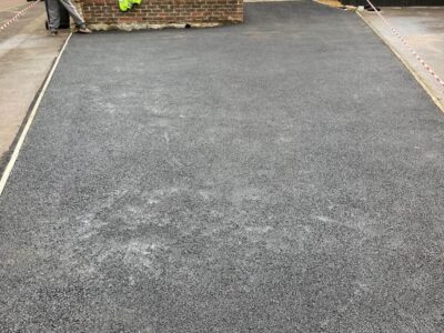 Fresh tarmac installation in UK